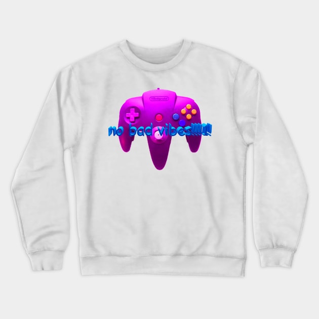 no bad vibes!!!1! Crewneck Sweatshirt by miiiwu